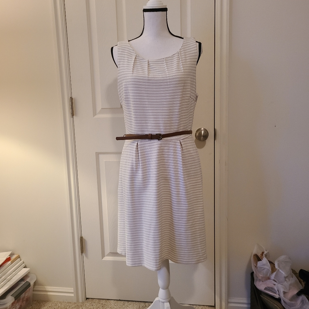 Merona striped dress L